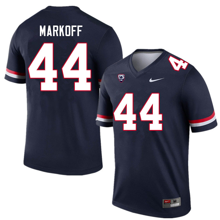 Men #44 Clay Markoff Arizona Wildcats College Football Jerseys Sale-Navy - Click Image to Close